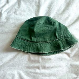 Green David And Young corduroy bucket hat